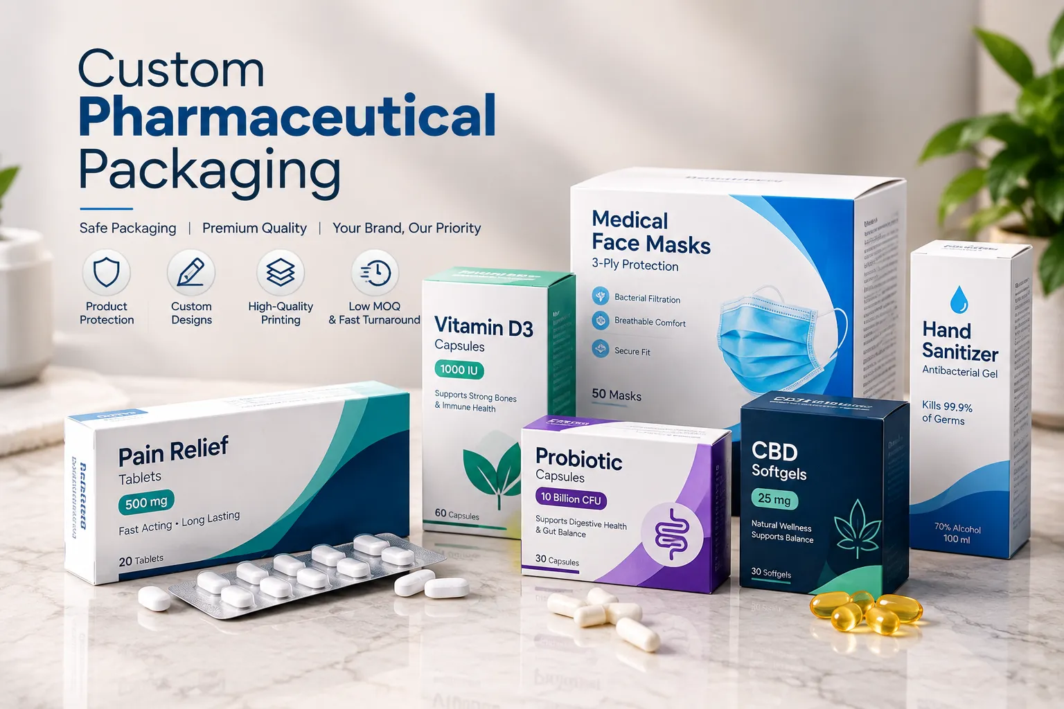 Custom Pharmaceutical Packaging for Safety and Brand Growth