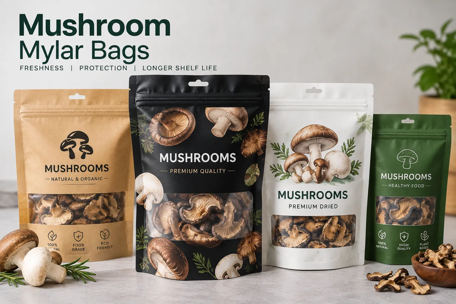 Mushroom Mylar Bags: A Smart Packaging Choice for Modern Brands