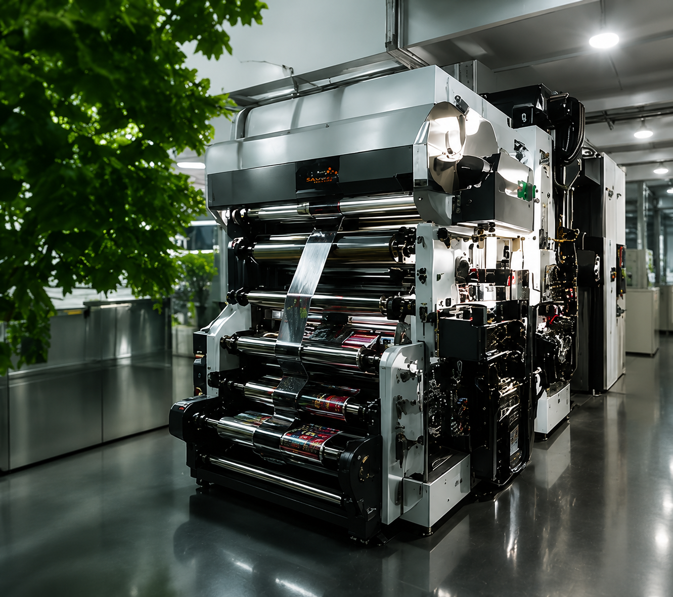 Packagly printing press in production