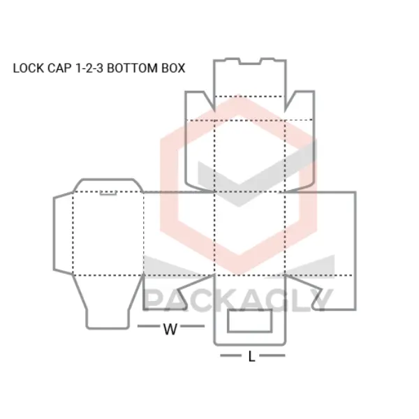 Lock Cap Auto Bottom With Templates
