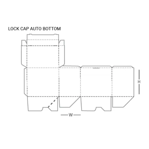 Lock Cap Auto Bottom With Templates