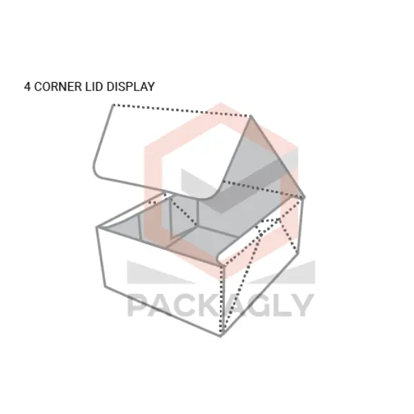4 Corner Box with Display Template