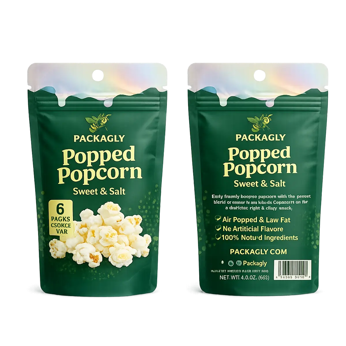 Popcorn Mylar bags