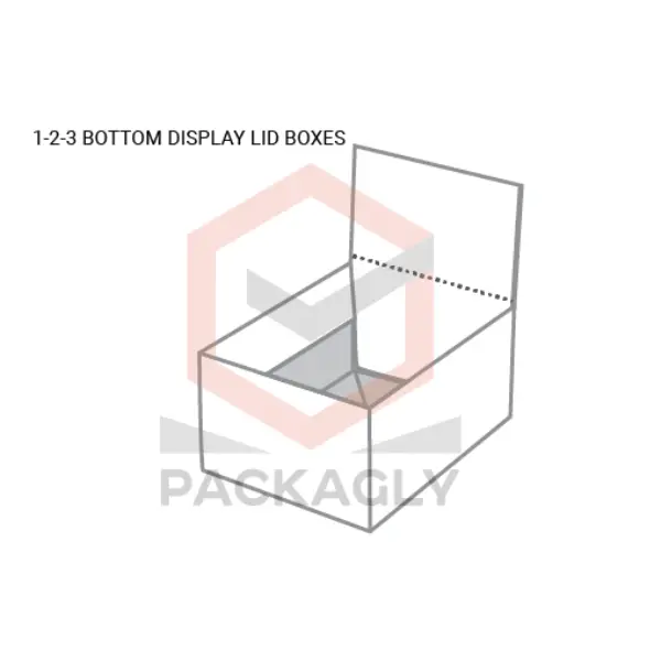 1-2-3 Bottom Display Lid Template