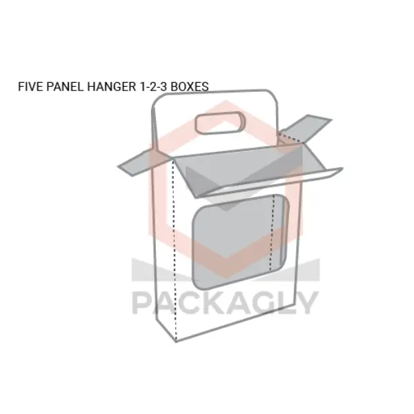 Five Panel Hanger 1-2-3 Bottom Boxes Templates