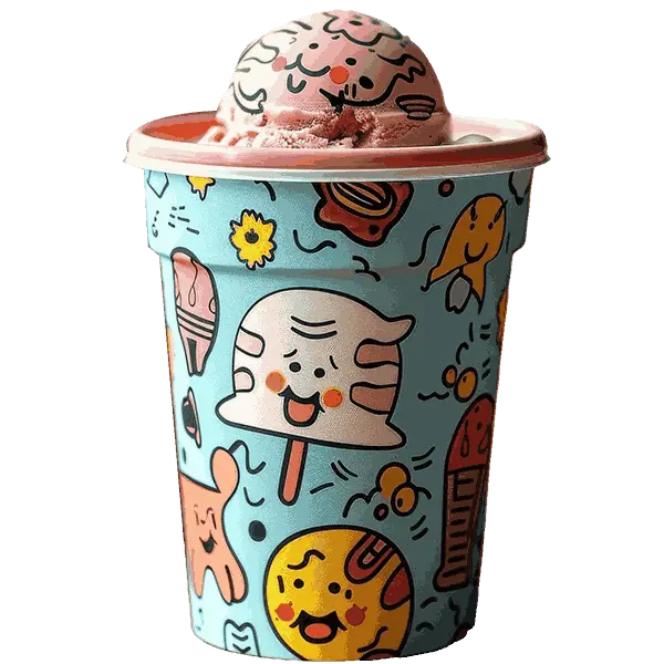 Custom Ice Cream Cups