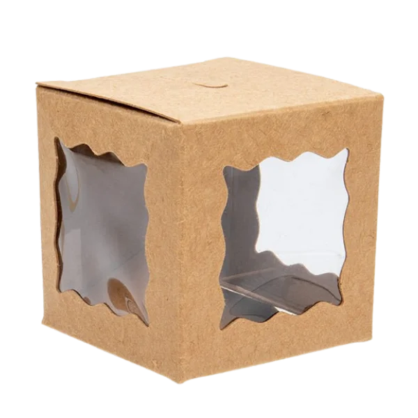 Custom Kraft Window Packaging Boxes Wholesale