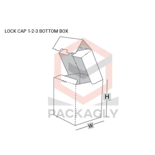 Lock Cap Auto Bottom With Templates