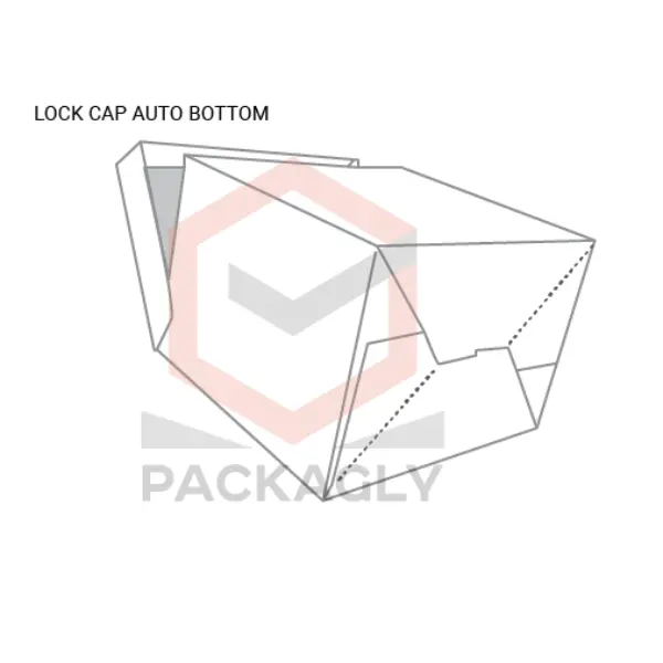 Custom Lock Cap Bottom Boxes