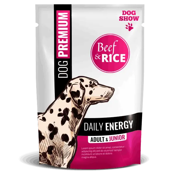 Custom Pet Food Mylar Bags