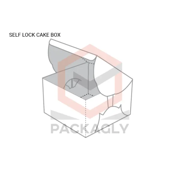 Self Lock Cake Boxes