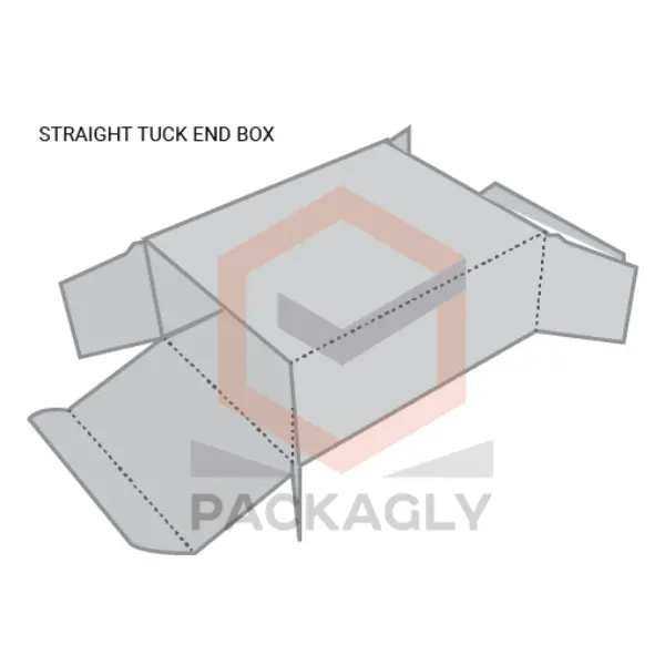 Straight Tuck Boxes Template