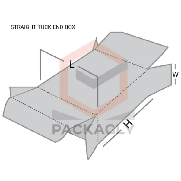Straight Tuck End Boxes Template