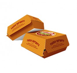Custom Printed Burger Packaging Boxes