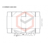 Custom_4_Corner_Cake_Boxes_Template