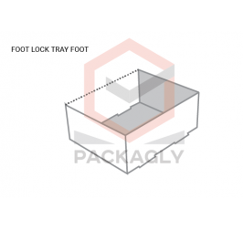 Custom Foot Lock Tray Box Templates