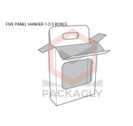 Five Panel Hanger 1-2-3 Bottom Boxes Templates