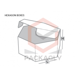 Custom Hexagon Boxes Template