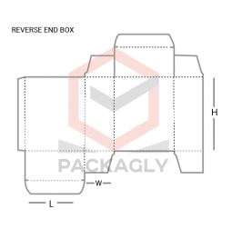 Custom Reverse Tuck End Boxes Template